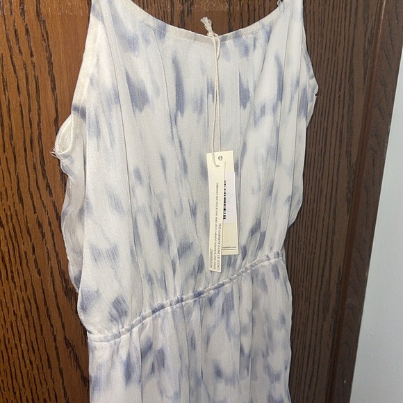 Lovestitch midi dress, white and blue, NWT. Small. - Picture 2 of 7